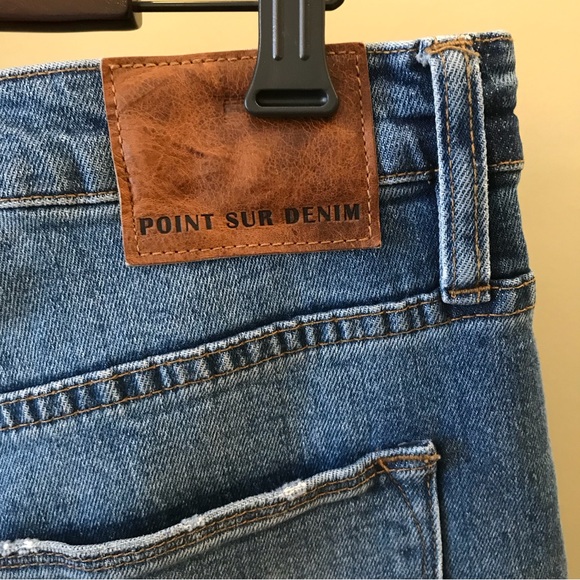J Crew Point Sur Distressed Jeans, Size 32 - Picture 6 of 9